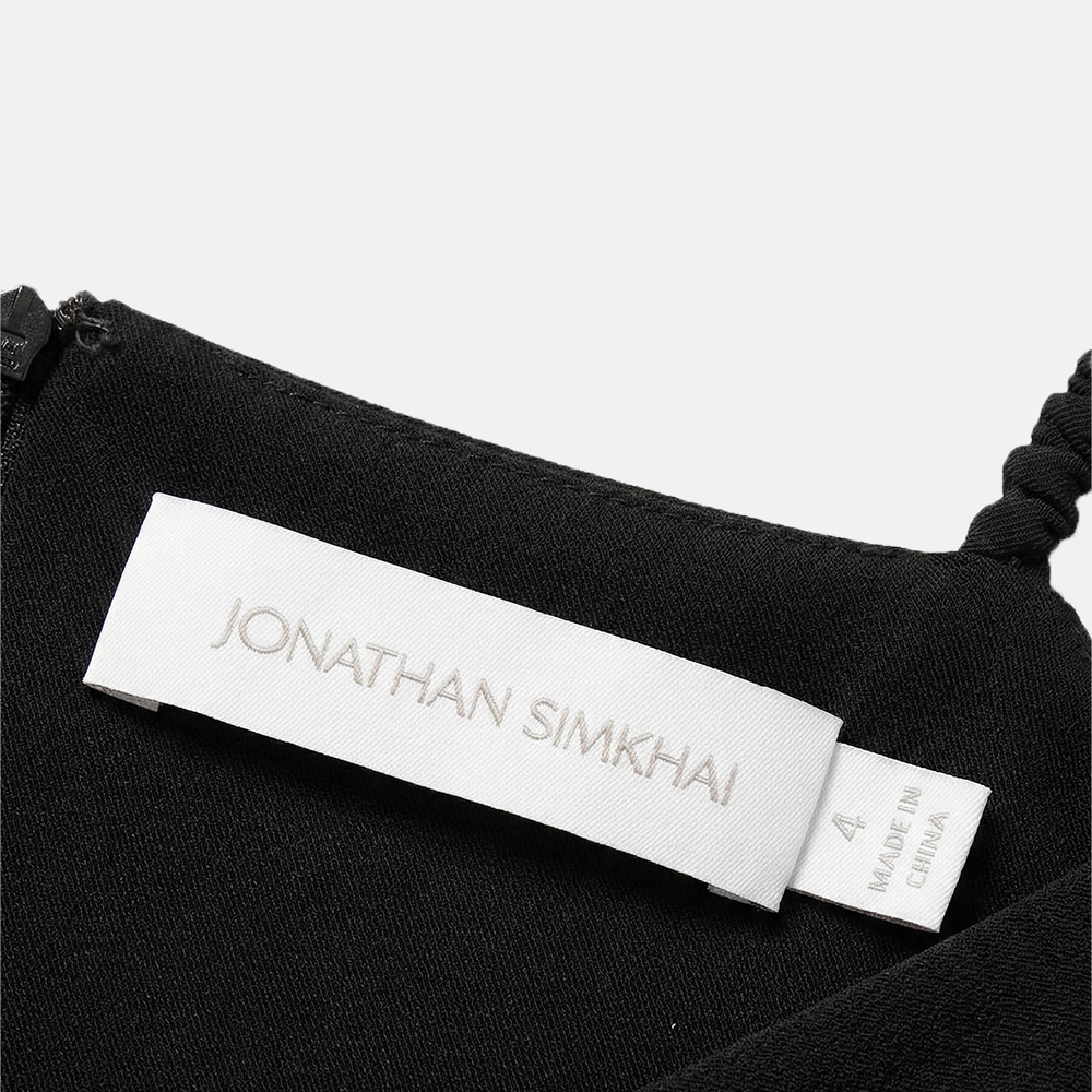 Super Flea Market+Jonathan Simkhai+Black cut out mididress with gold chain+Ana Ivanovic 1 (1)